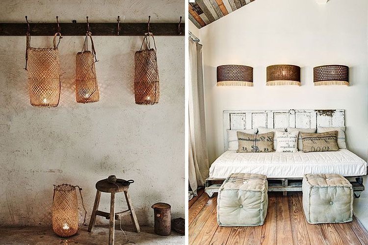 Rustic and vintage sconces