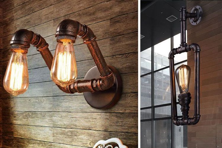 Rustic and vintage wall sconces