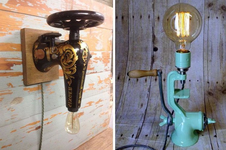 Rustic and vintage wall sconces