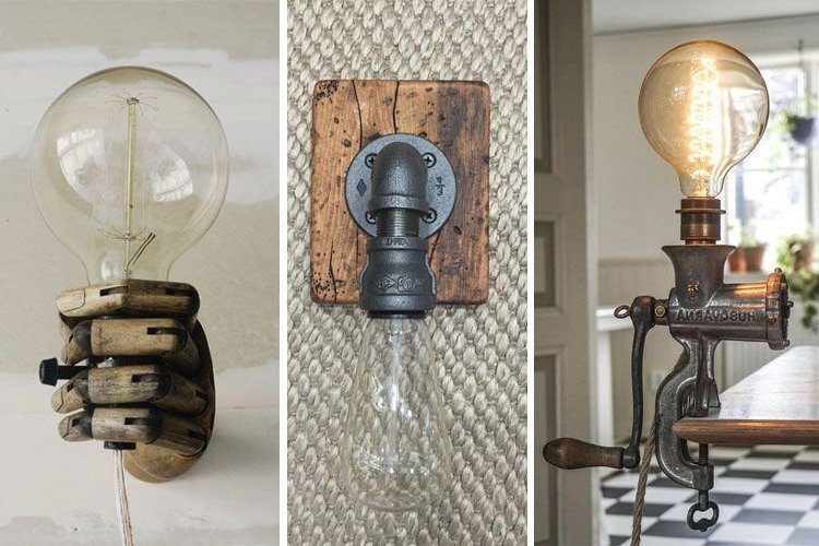 Rustic and vintage wall sconces