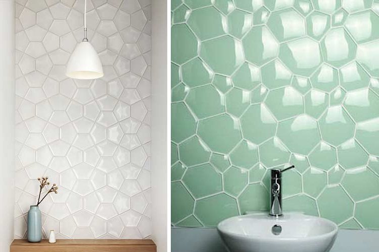 Tiles in different shapes