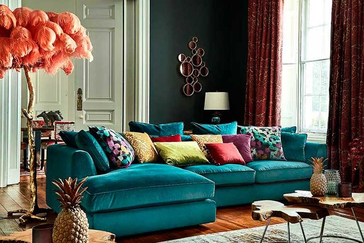 Ideas for decorating the sofa with cushions