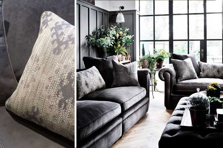 Ideas for decorating the sofa with cushions