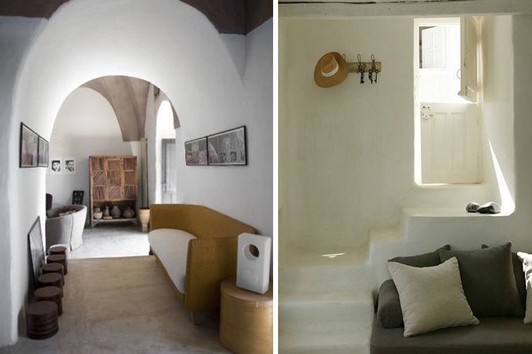 Mediterranean style with rounded shapes