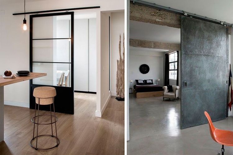 Industrial barn doors