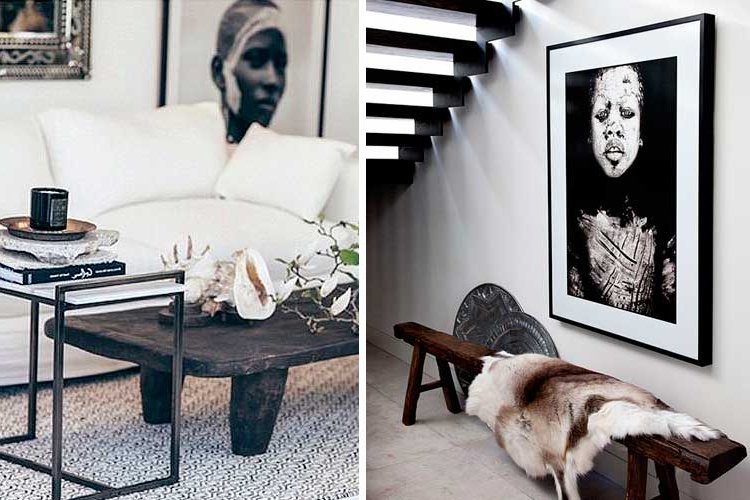 Ideas for wall decoration with tribal photography