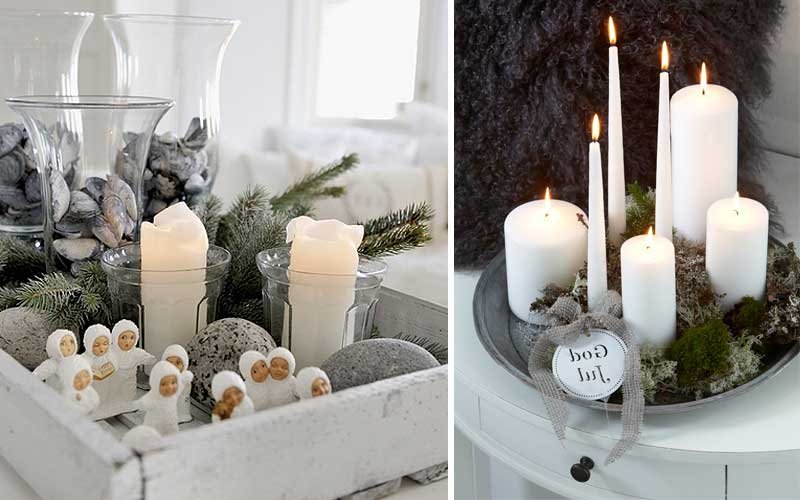 Christmas decorating ideas in Nordic style