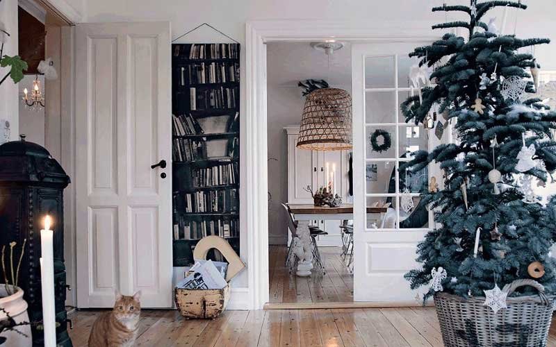 Christmas decorating ideas in Nordic style