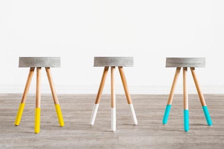 Design stools in decoration