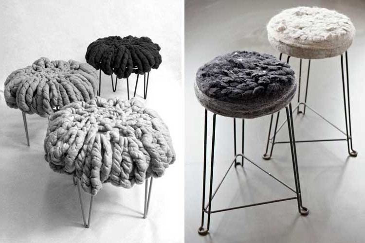 Design stools in decoration